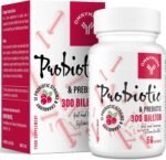 Probiotics for Women 300 Billion CFU, 12 Strains + Prebiotics, Digestive & Vaginal Health, 60 Capsules - Image 2