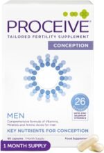 Proceive® Men Fertility Supplement for Conception - Vitamins & Minerals for Men Trying to Conceive - Selenium, Zinc, Co Q10, Vitamin D - 60 Capsules (1 Month Supply) - Vegan - Image 2