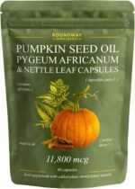 Prostate Health Supplements for Men | Pumpkin Seed Oil Capsules with Nettle Leaf & Pygeum Africanum | 60 Capsules, 1 Month Supply | Made in The UK by Roundway Supplements - Image 2