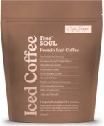 Protein Iced Coffee | 19g Protein & 80mg Caffeine per Serving | Only 97Kcal | Low Calorie + High Protein | Whey Protein & Pea Protein Isolate Blend + Digestive Enzymes | Café Frappé | Free Soul - Image 2