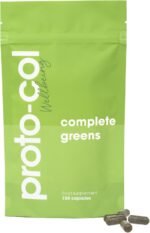 Proto-col Complete Greens Capsules – 15 Superfood Blend with Ashwagandha, Chlorella and Spirulina Capsules – Vegan Super Greens Supplement with Adaptogens for Gut Health (150 Capsules) - Image 2