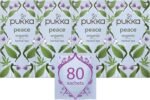 Pukka Herbs | Peace Organic Herbal Tea Box | Tea Infusion With Chamomile, Spearmint and Ashwagandha | Perfect For Calming & Sleep | Caffeine Free | 4 Packs | 80 Plant Based Biodegradable Tea Bags - Image 2