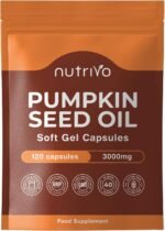 Pumpkin Seed Oil Capsules 1000mg (3000mg per 3 Soft Gel Serving) | 120 Capsules | Cold Pressed | Pumpkin Seed Oil for Hair, Prostate and Bladder | UK Made - Image 2