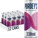 Purdey's Natural Energy Berry & Dragon fruit 330ml Can (Pack of 12) - Image 2
