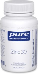 Pure Encapsulations Zinc 30 - Zinc Picolinate 30mg - Highly Absorbable Hypoallergenic Supplement - 180 Capsules - Image 2