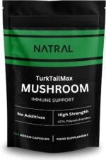 Pure TurkTailMax Mushroom Extract - 120 Capsules High Strength 40% polysaccharides from 100% Fruiting Bodies - Immune Support and Vitality - No Fillers No Additives - Vegan Friendly - Image 2