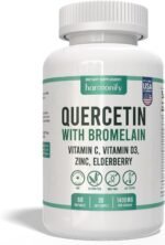 Quercetin with Bromelain, Immune Blend Supplements with Zinc Elderberry Vitamin C & D 5000 IU, Artemisinin, Irish Sea Moss, Echinacea, Garlic, Turmeric, Reishi and Ginger Powder, 1400mg - Image 2
