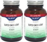 Quest Super Once A Day Multivitamin & Minerals 120x Tablets. 17 Vitamins & 12 Minerals with Vitamin A, B, C, D, Iron & Zinc for Men & Women. for Optimal Health, Reduces Fatigue & Immunity. (2 Pack) - Image 2
