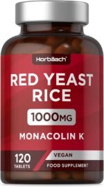 Red Yeast Rice 1000mg | 120 Vegan Tablets | High Strength Supplement with Monacolin K | by Horbaach - Image 2