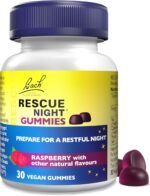 Rescue Night Gummies | Natural Bedtime Support | Bach Original Flower Essences | 30 Vegan Raspberry Flavoured Gummies | Help Prepare for Restful Sleep​ - Image 2