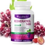Resveratrol Supplement 1480mg, 90 Capsules High-Potency Trans-Resveratrol Supplement for Heart, Skin, and Anti-Aging Antioxidant - Image 2