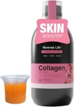 Reverse Life - Limited Edition Very Cherry Skin Booster - 5,000mg Hydrolysed Collagen with Biotin, Vitamin C, B12 & Folic Acid - 30-Day Dose - Collagen Supplements - 450ml - Image 2