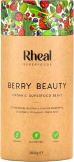 Rheal Berry Beauty, 150g (30 Servings), Organic Beauty Supplement Powder for Women with 7 Superfoods, Source of Vitamin C & Antioxidants, Skin Health & Glowing Complexion, Plant Based - Image 2