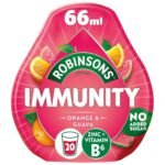 Robinsons Immunity Benefit Drops Orange & Guava, with Vitamin C and Zinc - 66ml - Image 2