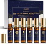 SALUBRITO Essential Oil Roll On Set, 6x10ml Aromatherapy Oil Roller Ball with Lavender, Peppermint Essential Oil Blend for Skin, Anxiety Relief, Relaxation Gift for Women - Sleep, Breathe - Image 2