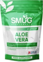 SMUG Supplements Aloe Vera - 60 Capsules - High Strength Natural Herb to Support Colon Cleanse and Detox - Two-a-Day - Equivalent to 12000mg Leaf Juice - Made in Britain - Image 2