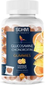 SOHM Glucosamine 250mg and Chondrotin 200mg Gummies 60 Count Individually Wrapped, Supports Joints Health and Bones Health, Glucosamine Chondroitin High Strength Gummies for Mens and Women - Image 2