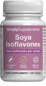 SOYA Isoflavones | Supports Hormonal Balance with Vitamin B6 | Potent Daily Formula | Vegan and Vegetarian Friendly | 120 Tablets = 2 Months’ Supply | Manufactured in The UK - Image 2