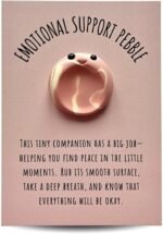 Sacred Nest Emotional Support Pebble | Charming Handmade Worry Stone, Cute Pocket Hug Gift | Anxiety Relief for Kids & Adults | Lovingly Crafted in the UK - Mental Health Gifts to Bring Peace - Image 2
