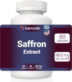Saffron Extract 88.5mg – Mood, Eye & Appetite Support – 60 Capsules | Natural Saffron Supplement from Crocus Sativus L. | Non-GMO, Vegan-Friendly - Image 2