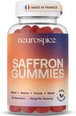 Saffron Gummies | Adults & Kids 4+ | Doctor-Formulated | High Strength Extract for Mood, Focus, Stress & Sleep Support | Vegan, Sugar-Free & Tasty Fruit Flavour | 60 Count - Image 2