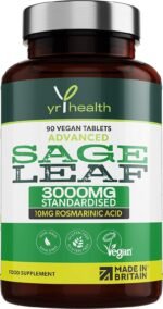 Sage Tablets 3000mg High Strength - 90 Vegan Tablets not Capsules - Standardised 10mg Rosmarinic Acid - Made in The UK by YrHealth - Image 2