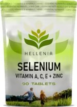 Selenium Supplements 200µg Plus Vitamins A,C,E and Zinc - 90 Tablets - 3 Month Supply Selenium as Selenomethionine | High Bioavailability | Made in The UK by Hellenia - Image 2