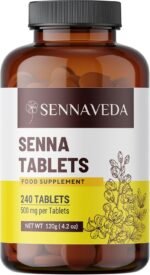 Senna Tablets 240 nos, Made with Senna Leaf Powder, Digestive Health, Detox Cleanse, Senna Leaf Powder Tablet - Image 2