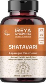 Shatavari Capsules for Women (90 Capsules) | Shatavari Herbal Supplement | Made with Organic Shatavari Root | Non-GMO, Gluten Free, 1000mg, 90 Vegan Caps - Image 2