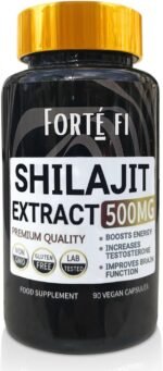 Shilajit Organic Capsules - Contains High Strength Fulvic Acid - 3 Month Supply - Shilajit Resin and Libido Booster for Men - 90 Vegan Capsules - Image 2
