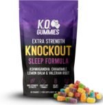 Sleep Gummies for Adults – Valerian Root 500mg, Ashwagandha, Lemon Balm & Chamomile – Natural Sleep Support - Mixed Flavours – Vegan Friendly – 60 K.O. GUMMIES - Image 2