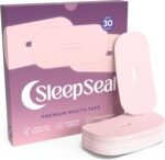 SleepSeal Mouth Tape for Sleeping - Made from Sustainable Bamboo Silk, Hypoallergenic & Dermatologically Tested Sleep Tape – Snoring Aid Solution, Improves Nasal Breathing – 30 Night Supply - Image 2