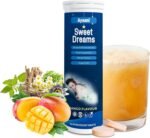 Sleeping Tablets for Adults - High Strength Sleep Aid with Magnesium, L-Theanine & Ashwagandha for Natural Anxiety & Stress Relief | 20 Fast-Acting Effervescent Vegan Tablets (Mango Flavour) - Image 2
