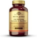 Solgar Brain Works with Full Spectrum Curcumin & BacoMind - Mind and Memory Vitamines - Choline Supplement - Supports Focus & Mental Performance - Gluten Free - Vegan Capsules - Pack of 60 - Image 2