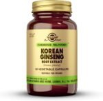 Solgar Korean Ginseng Root Extract Vegetable Capsules - Pack of 60 - Supports Energy and Vitality - for Improved Concentration - Vegan Standard Packaging - Image 2