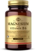 Solgar Magnesium with Vitamin B6 - Supports Energy Levels - Reduce Tiredness and Fatigue - Muscle Function - Vegan - 100 Tablets - Image 2