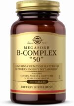 Solgar Megasorb Vitamin B-Complex Tablets - Pack of 100 - Supports Mental Performance - Premotes a Reduction in Tiredness and Fatigue - Vegan, Gluten Free and Kosher - Image 2