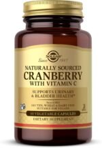 Solgar Natural Cranberry with Vitamin C Vegetable Capsules - Pack of 60 - Supports the immune system, Fights free radicals - Reduces tiredness and fatigue - Vegan - Image 2