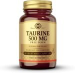 Solgar Taurine 500 mg Vegetable Capsules - Pack of 50 - Free from Sugar, Salt and Starch - Essential Amino Acid - Vegan and Gluten Free, Gold - Image 2