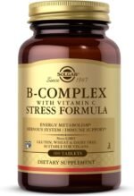 Solgar Vitamin B-Complex with Vitamin C Tablets - Pack of 100 - High Strength B-Complex - Energy, Immune and Nervous System Support - Vegan, Gluten Free and Kosher - Image 2