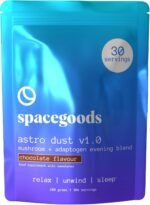 Spacegoods Astro Dust 240g ℮, 30 Servings, Contains Magnesium and Ashwagandha, Relax Unwind & Sleep Deeply, Soothe Body & Mind, Chocolate Flavour - Image 2