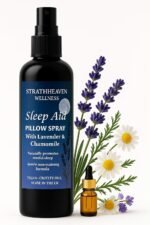 Strathheaven Wellness Sleep Aid Pillow Spray, Lavender & Chamomile, 100ml, Vegan, Non-Staining - Image 2