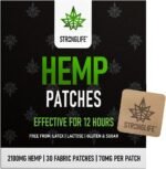 Stronglife Hemp Patches - 30 Hemp Oil Patches - 70mg per Patch with Total of 2100mg -12 Hour Transdermal Adhesive Discreet UK - Hemp Cream Topical Alternative (Fabric Patch) - Image 2