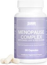 Sunna Supplements Menopause Complex - Red Clover, Sage Leaf Extract & Vitamins for Menopause Relief, Hot Flush & Night Sweat Support - Vegan, Hormone Balance for Women, 30 Capsules - Image 2