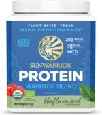 Sunwarrior Organic Plant Based Blend Natural Protein Powder, 375 g - Image 2