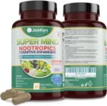 Super Mind Nootropics Supplements, Beetroot Capsules with Rhodiola Rosea, Lions Mane, L-Theanine and More, Boosts Focus, Alertness and Memory, 1200mg per Serving, 60 Vegan Capsules - Image 2