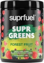 Suprfuel Supr Greens Powder - Forest Fruit 390g - Daily Greens Powder for Gut Health, Energy, and Vitality - Green Superfood Mix to Boost Your Well-Being - Image 2