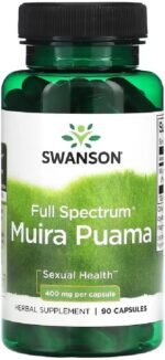 Swanson - Full Spectrum Muira Puama Root | Traditional Amazonian Botanical for Vitality & Mental Performance | 500mg - 90 Capsules - Image 2