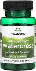 Swanson - Full Spectrum Watercress | Natural Support for Detox and Wellness | 400mg Capsules - 60 Count - Image 2