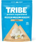 TRIBE Vegan Protein Superblend | 500g | 20g Protein | Recovery, Focus and Digestion | Plant-Based Nutrition Shake | Lion's Mane, Ashwagandha & Magnesium | Vanilla Flavour - Image 2
